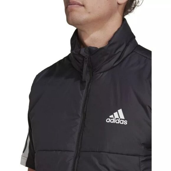 Adidas BSC 3-Stripes Outdoor Insulated Vest Men's Size Medium HI0945 - Picture 6 of 8